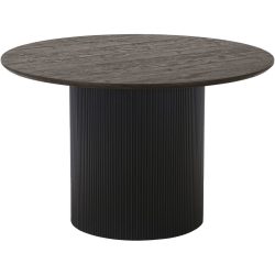 Esstisch rund Belaro Braun MDF/Papier 120 cm - Farbe: Dunkelbraun - Material: MDF, Dekorpapier - Esstisch rund