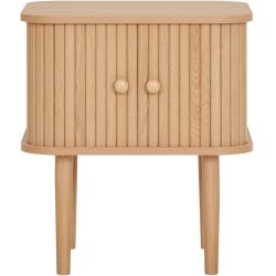 Beistelltisch Rimora Braun Holz 40 cm - Farbe: Nature - Material: MDF - Beistelltisch