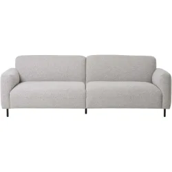 Sofa Pavora Grau Polyester 228 cm 93 cm - Farbe: hellgrau - Sofa