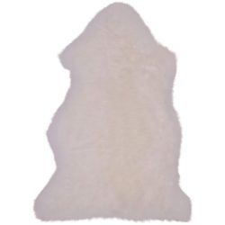 Fell/Haut Qirena Beige Fell 85 cm 50 cm - Farbe: ivory - Material: Lammfell - Fell/Haut