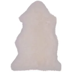 Fell/Haut Qirena Beige Fell 85 cm 50 cm - Farbe: ivory - Material: Lammfell - Fell/Haut