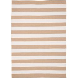 Teppich Vesano Braun/Weiss PET 200 cm 300 cm - Farbe: Weiss/hellbraun - Material: Recyceltes PET - Teppich