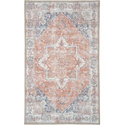 Türvorlage Tivaro Blau/Orange Polyester 50 cm 80 cm - Türvorlage