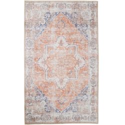 Teppich Tivaro Blau/Orange Polyester 200 cm 300 cm - Teppich