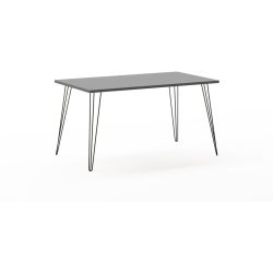 Schreibtisch Fips Grau Holz 120 cm - Material: Holzwerkstoff - Schreibtisch