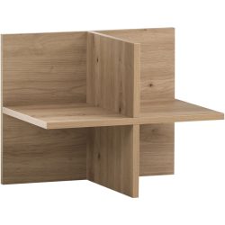 Regalkomponente Nio Braun Holz 47.5 cm 38.4 cm - Farbe: eiche - Material: Holzwerkstoff - Regalkomponente