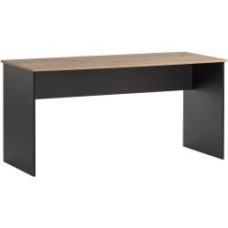Schreibtisch Nio Schwarz/Braun Holz 150 cm - Farbe: schwarz/Eiche - Material: Holzwerkstoff - Schreibtisch