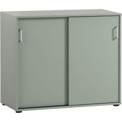 Aktenschrank Neil Grün Holz 100 cm 41 cm 83.6 cm - Material: Holzwerkstoff - Aktenschrank