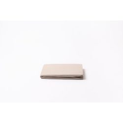Journey Living Fixleintuch Bellevue Braun/Grau Baumwolle 90 cm 200 cm - Farbe: taupe - Material: 100% Bio-Baumwolle - Fixleintuch