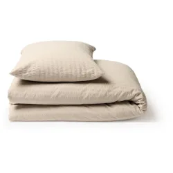 Duvetbezug Kemeri Taupe Baumwolle 210 cm 200 cm - Material: 100% Bio-Baumwolle - Duvetbezug