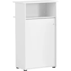 Aktenschrank Welco Weiss Holz 65.8 cm 44 cm 110.5 cm - Material: Holzwerkstoff - Aktenschrank