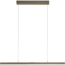 Designer-Pendellampe Bankamp Line X bronze 1 dimmbar - LED - Lichtfarbe: Extra warmweiss - Material: Aluminium/Stahl - Designer-Pendellampe- LED