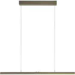 Designer-Pendellampe Bankamp Line X bronze 1 dimmbar - LED - Lichtfarbe: Extra warmweiss - Material: Aluminium/Stahl - Designer-Pendellampe- LED
