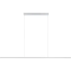 Designer-Pendellampe Bankamp Hexagon aluminium matt 180 cm - LED - Lichtfarbe: Extra warmweiss - Material: Aluminium/Stahl - Designer-Pendellampe- LED