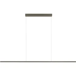 Designer-Pendellampe Bankamp Hexagon bronze 180 cm - LED - Lichtfarbe: Extra warmweiss - Material: Aluminium/Stahl - Designer-Pendellampe- LED