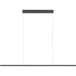 Designer-Pendellampe Bankamp Hexagon anthrazit 150 cm - Farbe: anthrazit eloxiert - LED - Lichtfarbe: Extra warmweiss - Material: Aluminium/Stahl -