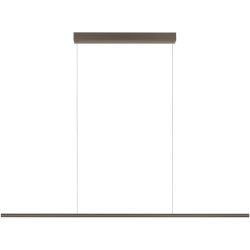 Designer-Pendellampe Bankamp Hexagon bronze 150 cm - LED - Lichtfarbe: Extra warmweiss - Material: Aluminium/Stahl - Designer-Pendellampe- LED