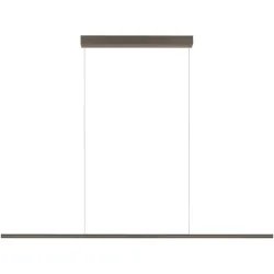 Designer-Pendellampe Bankamp Hexagon bronze 150 cm - LED - Lichtfarbe: Extra warmweiss - Material: Aluminium/Stahl - Designer-Pendellampe- LED