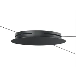 Baldachin Bankamp Globe schwarz D 30 cm für 1-3 Pendel - Material: Aluminium/Stahl - System