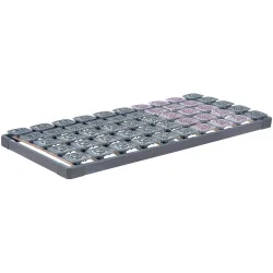 Einlegerahmen Tempur Premium Flex 500 Grau Holz 80 x 200 cm - Einlegerahmen