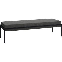 Hasena Bank Pato Grau Stoff 144 cm 38 cm - Farbe: Grey - Bank