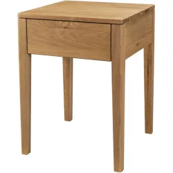 Hasena Nachttisch Chilly Braun Holz 43 cm - Farbe: natur - Material: Wildeiche - Nachttisch