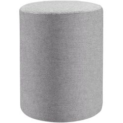 Hasena Hocker Dean Grau Stoff 40 cm - Farbe: Light Grey - Hocker