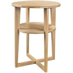Hasena Nachttisch Wilson Braun Holz 42 cm - Farbe: natur - Material: Eiche - Nachttisch