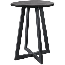 Hasena Nachttisch Roy Grau Holz 42 cm - Farbe: graphit - Material: Eiche - Nachttisch