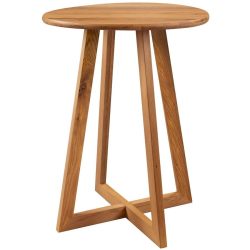 Hasena Nachttisch Roy Braun Holz 42 cm - Farbe: natur - Material: Wildeiche - Nachttisch