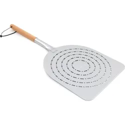 Pizzaschaufel ZiiPa Silber Stahl/Holz B 30.5 cm - Material: Holz/Stahl - Pizzaschaufel
