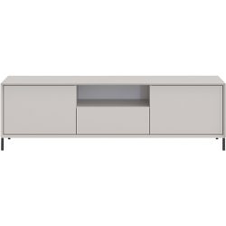 Lowboard Sleek Beige Holz 179 cm 55 cm 45 cm - Farbe: champagne - Material: MDF - Lowboard