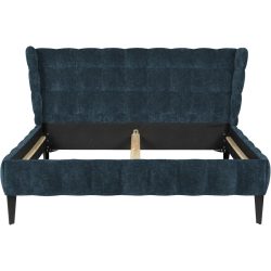 Bett Hemingway Cyan Stoff 180 x 210 cm - Farbe: petrol - Bett