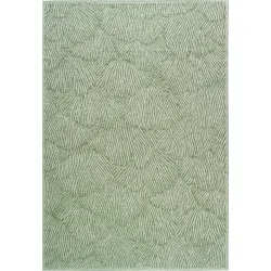 Teppich - Farbe: grün - Material: Polyester - 77