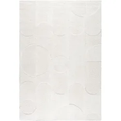 Eno Weiss Polyester - Teppich