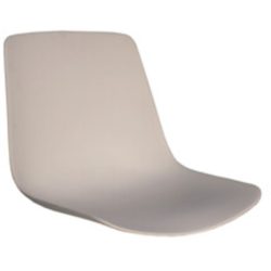 Bürostuhl Livio Beige/Grau 45 cm 39.5 cm - Farbe: Greige - Material: Polypropylen - Bürostuhl