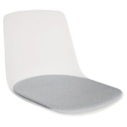 Bürostuhl Livio Weiss 45 cm 39.5 cm - Material: Polypropylen - Bürostuhl