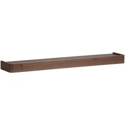 DAN-FORM Wandregal Protopia Braun Holz 120 cm 8 cm - Farbe: Walnuss - Wandregal