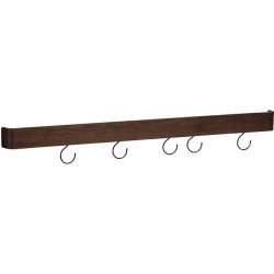 DAN-FORM Wandregal Protopia Braun Holz 8 cm - Farbe: Walnuss - Wandregal