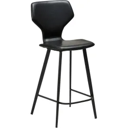 DAN-FORM Barhocker 2er-Set S.I.T Schwarz Kunstleder 45 cm 102 cm - Farbe: Black - Barhocker 2er-Set
