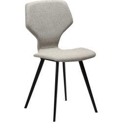 DAN-FORM Stuhl 2er-Set S.I.T Grau Stoff 46 cm - Farbe: Grey - Stuhl 2er-Set
