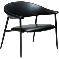 DAN-FORM Sessel Rover Schwarz Kunstleder 79 cm 72 cm - Farbe: Black - Sessel