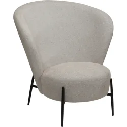 DAN-FORM Sessel Orbit Beige Stoff 84 cm 83 cm - Sessel
