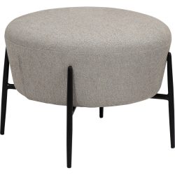 DAN-FORM Fusshocker Orbit Beige Stoff 55 cm 42.5 cm - Material: Recycled Polyester Stoff - Fusshocker