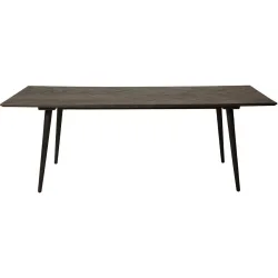 DAN-FORM Esstisch Bone Braun/Schwarz Holz 100 cm - Esstisch