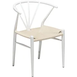 DAN-FORM Stuhl 2er-Set Delta Weiss 53 cm - Farbe: white - Material: Mischgewebe - Stuhl 2er-Set