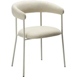 DAN-FORM Armlehnstuhl 2er-Set Plenti Beige Stoff 58.5 cm - Farbe: hellbeige - Armlehnstuhl 2er-Set