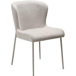 DAN-FORM Stuhl 2er-Set Glam Beige Stoff 50 cm - Stuhl 2er-Set