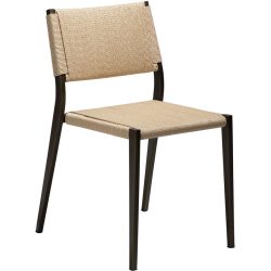DAN-FORM Stuhl 2er-Set Loop Kunststoff 52 cm - Farbe: natur - Material: Mischgewebe - Stuhl 2er-Set