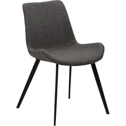 DAN-FORM Stuhl 2er-Set Hype Grau Stoff 51 cm - Farbe: Stone - Stuhl 2er-Set